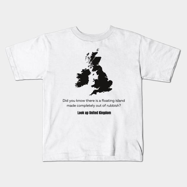 Look Up The UK Funny Kids T-Shirt by Ckrispy